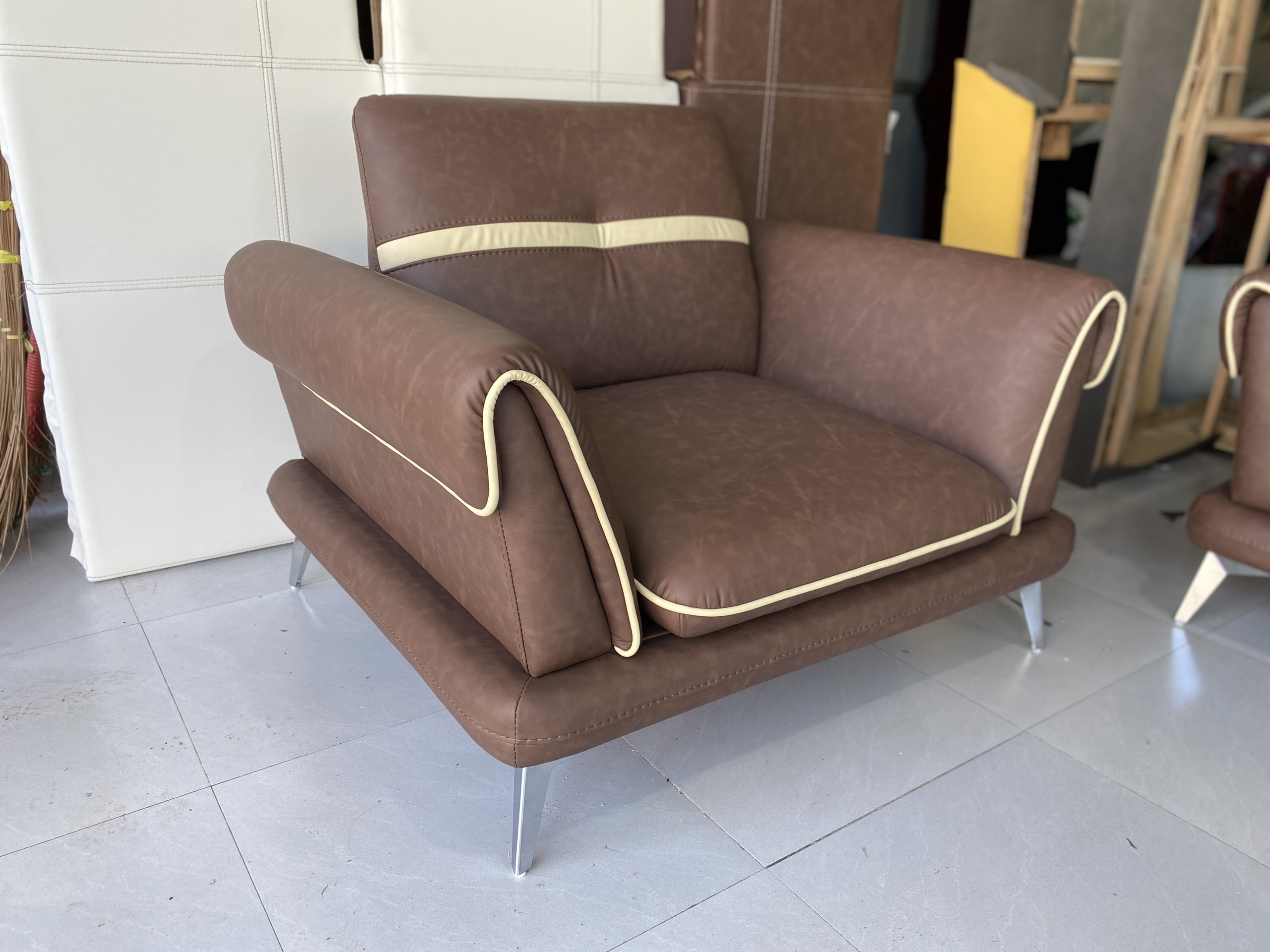 Sofa da phòng khách SHY371