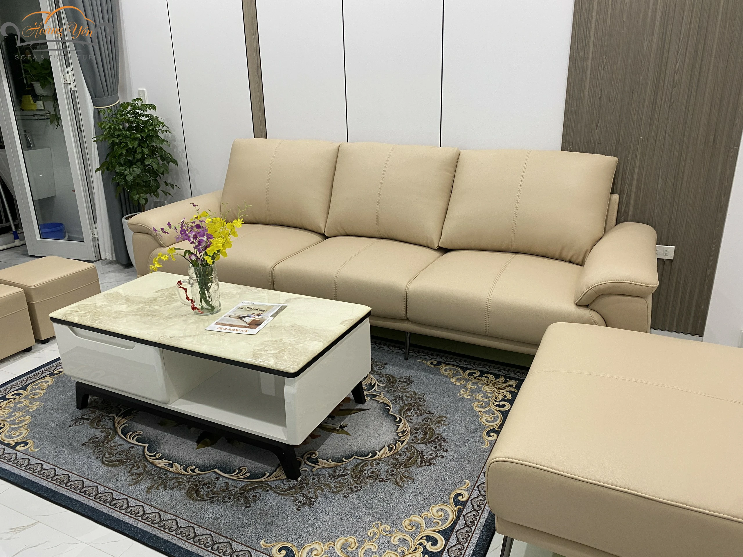 Sofa văng da SHY374