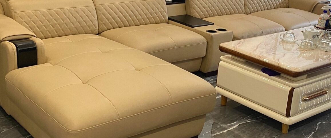 Phần đệm Sofa da góc L SHY224 