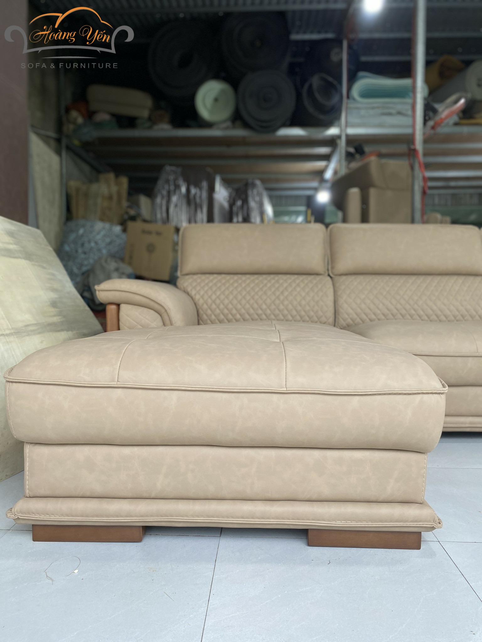 sofa da góc L SHY336