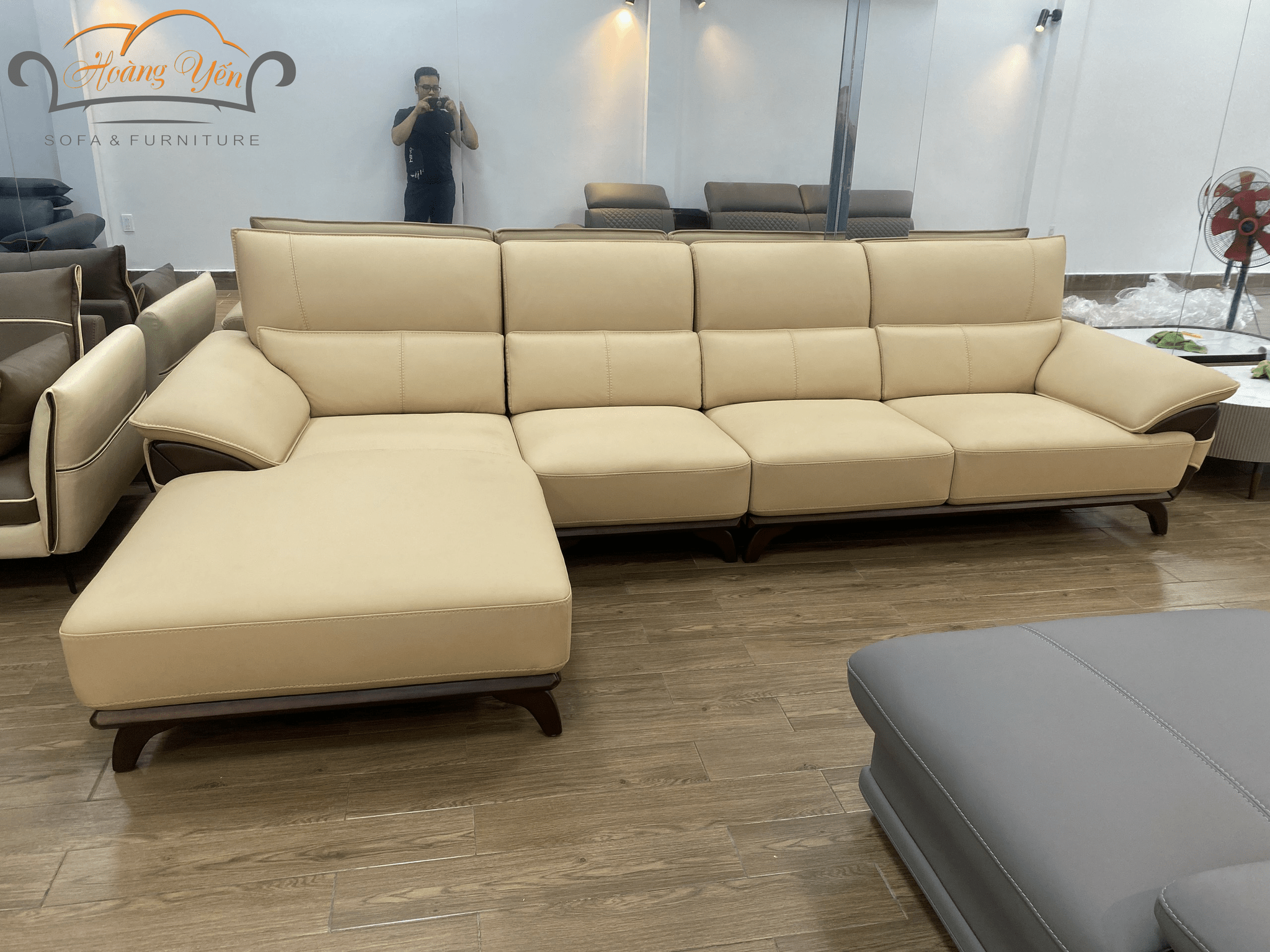 Sofa da góc L SHY360