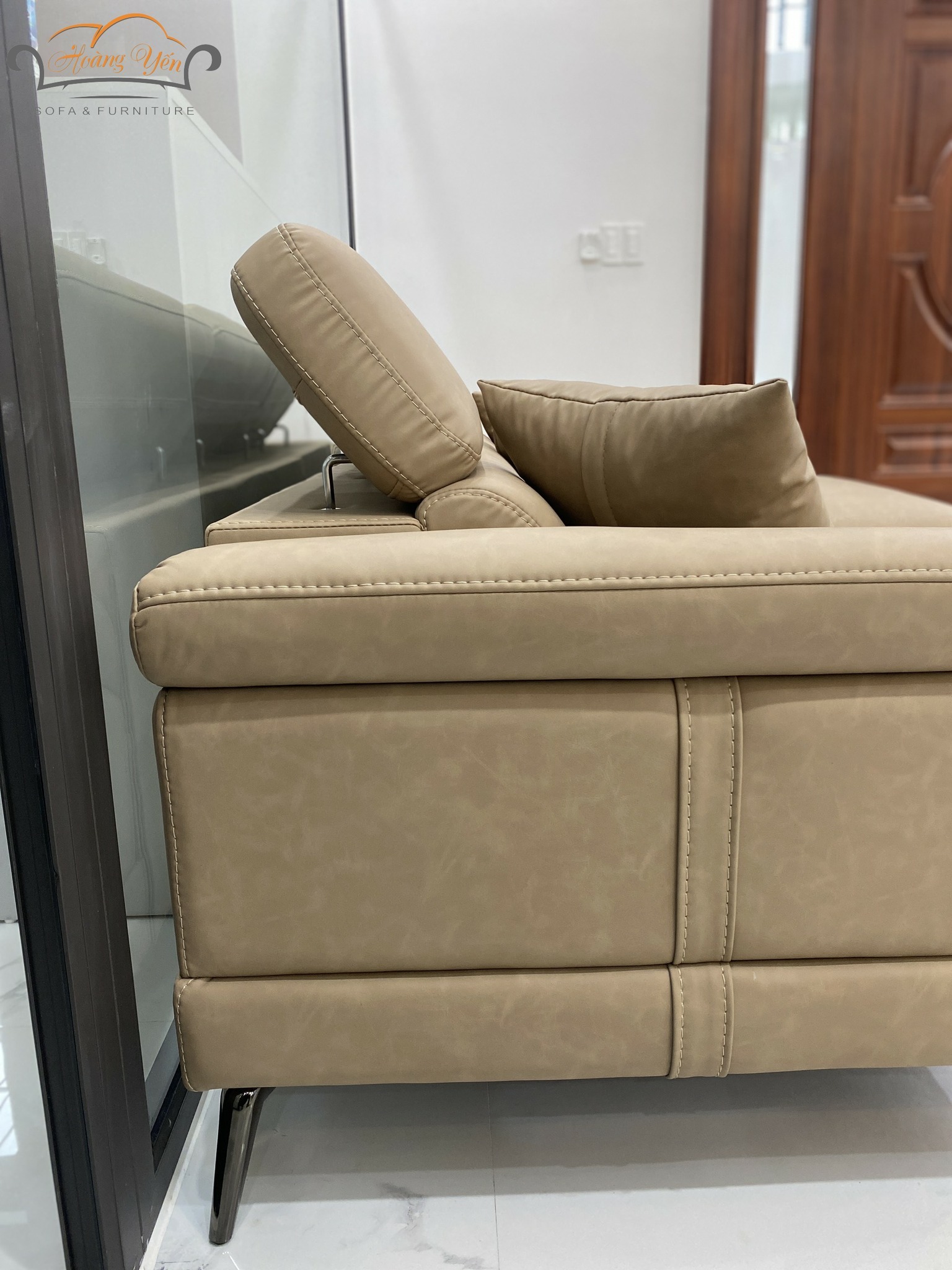 Sofa da góc L SHY363