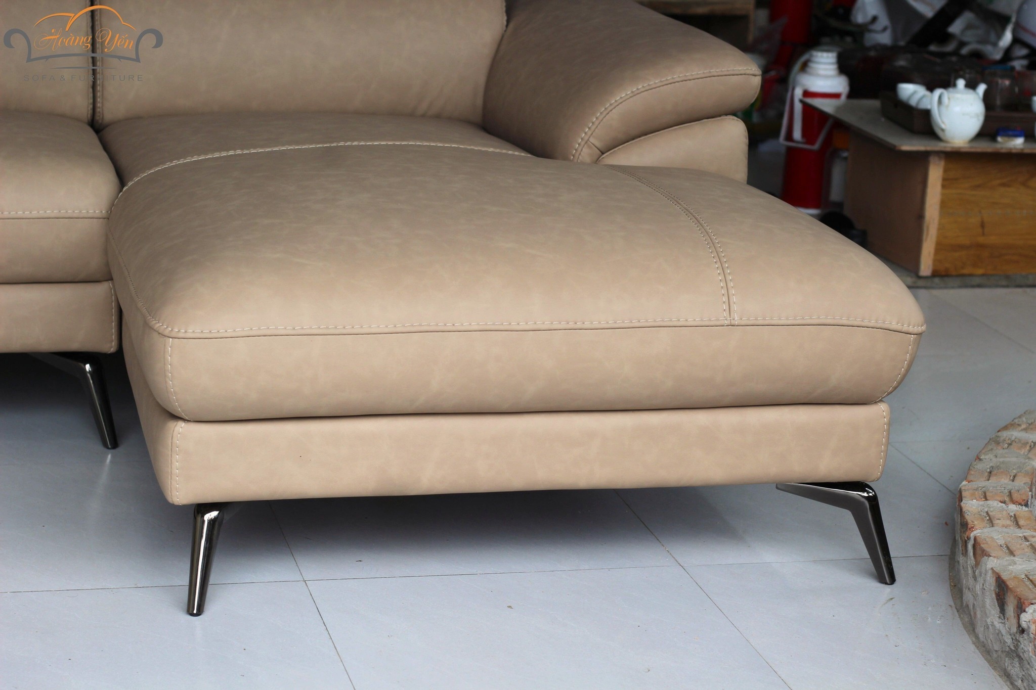 Sofa da góc L SHY363