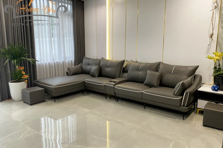 Sofa da góc L SHY355