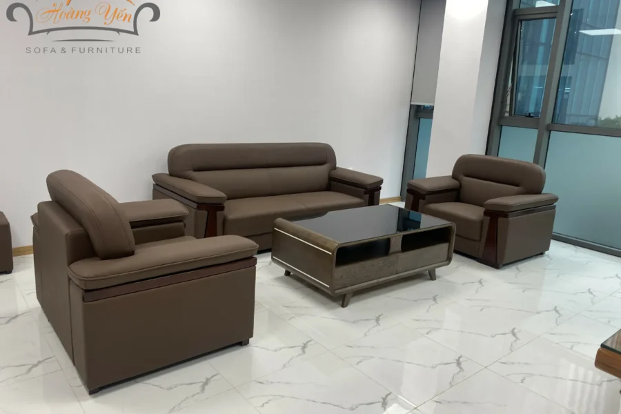 Sofa da phòng khách SHY365