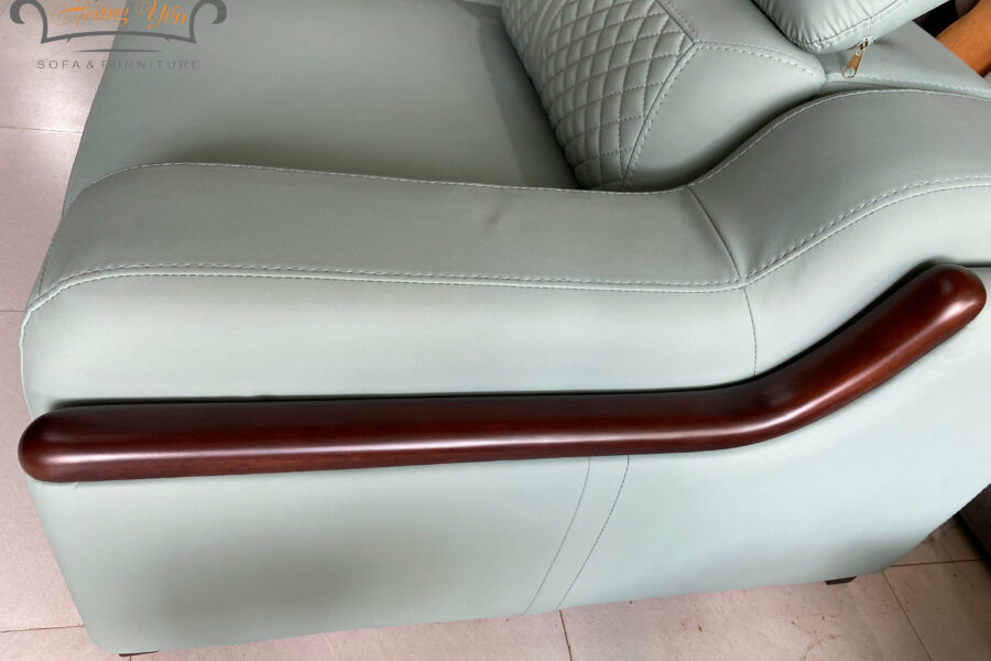 bàn giao sofa da góc L SHY369