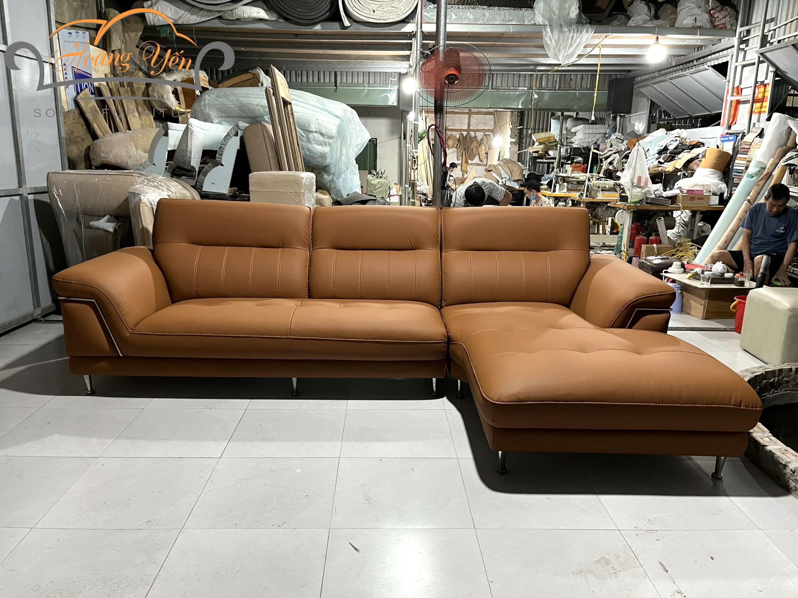 Sofa da góc L SHY377