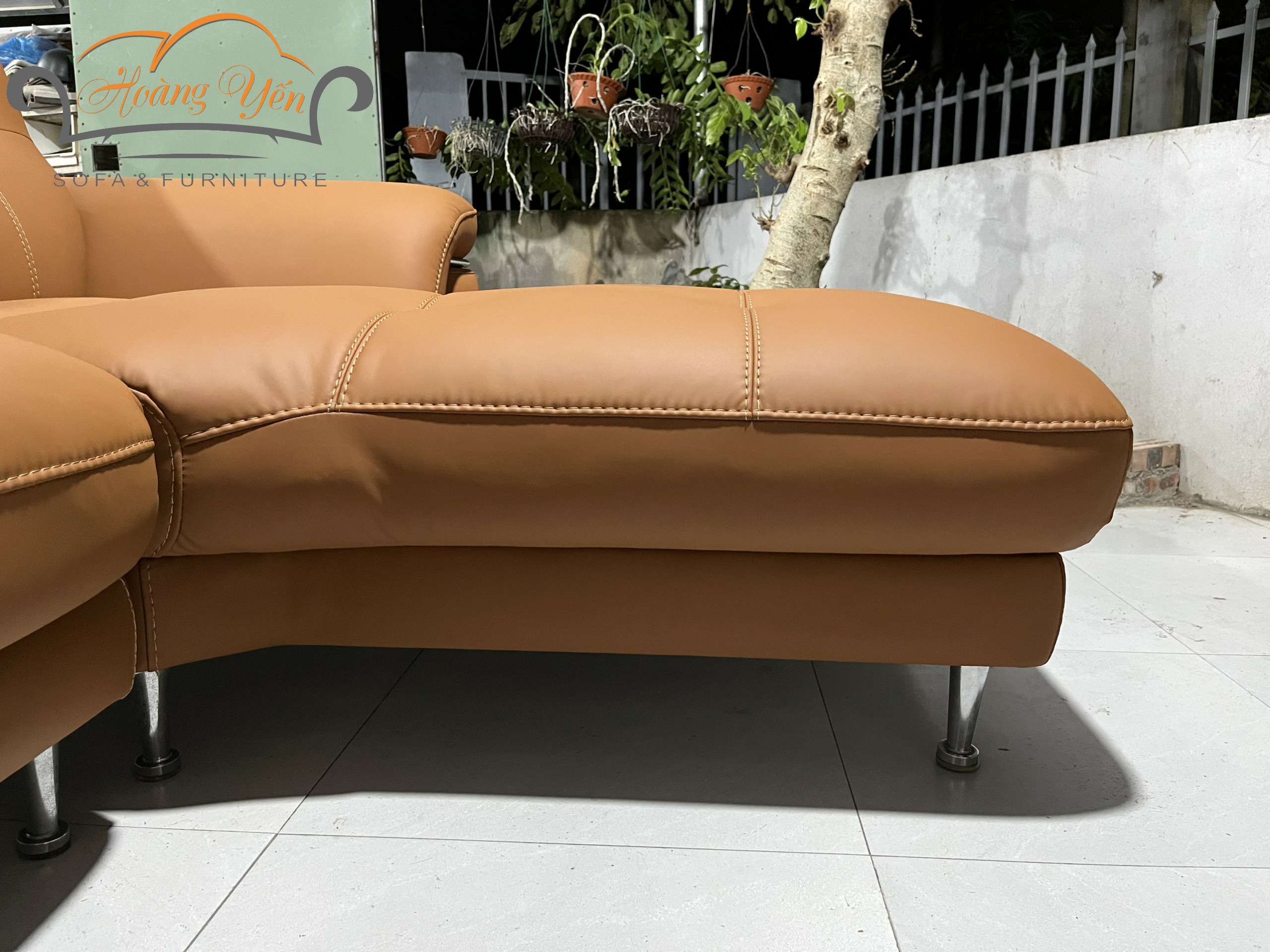 Sofa da góc L SHY377