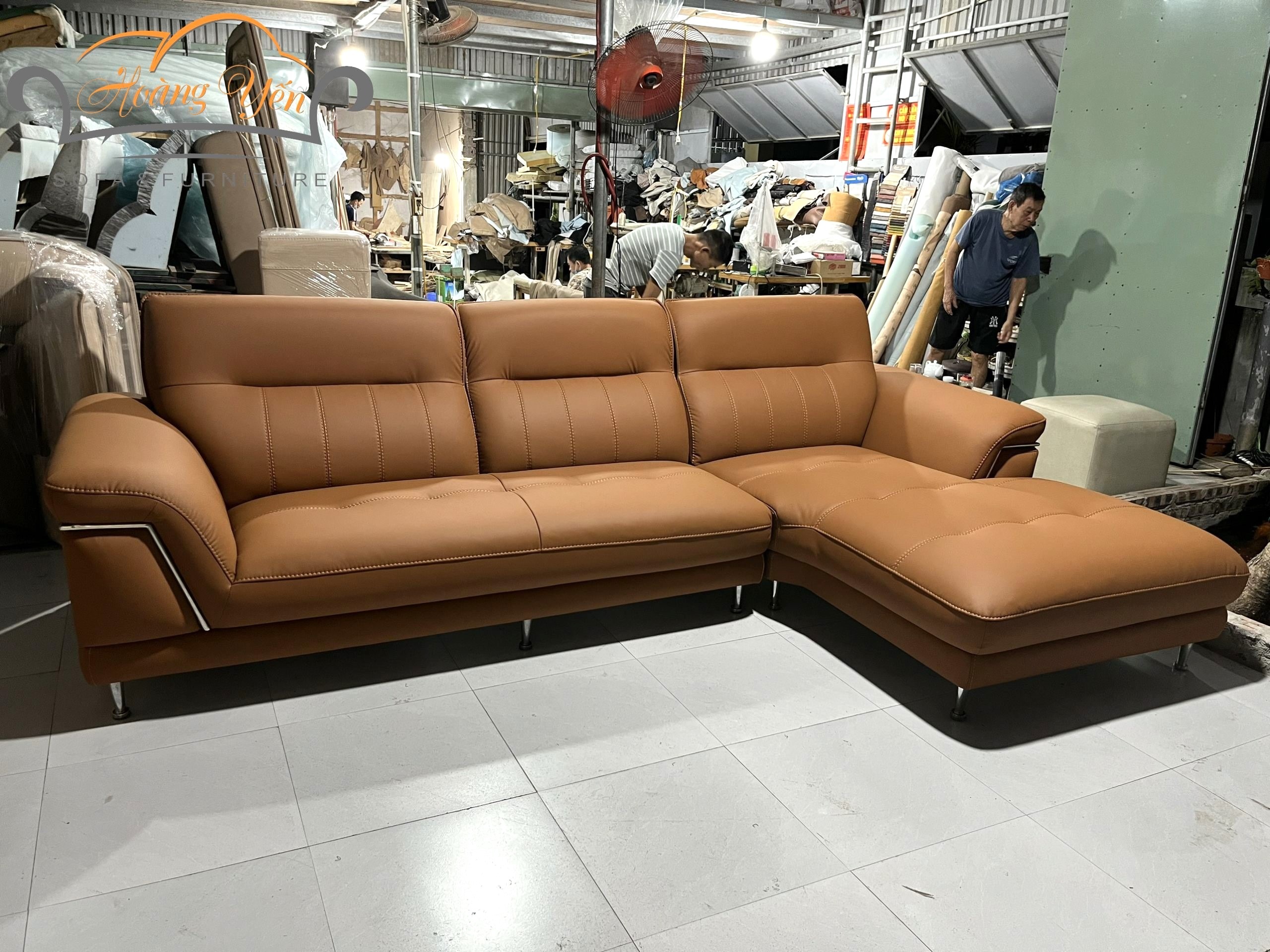 Sofa da góc L SHY377