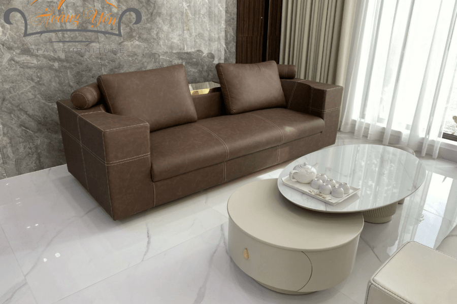 sofa văng da SHY384