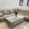sofa da góc L SHY339 quây kín tựa