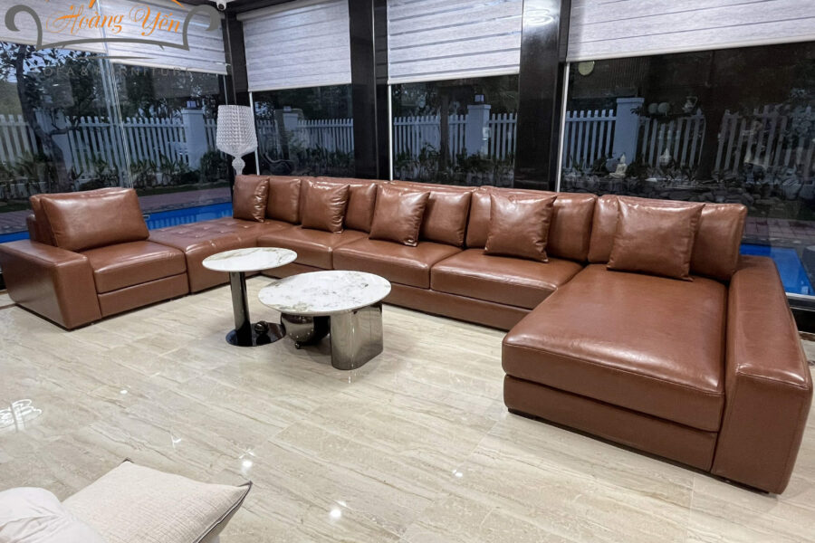 sofa da phòng khách SHY388