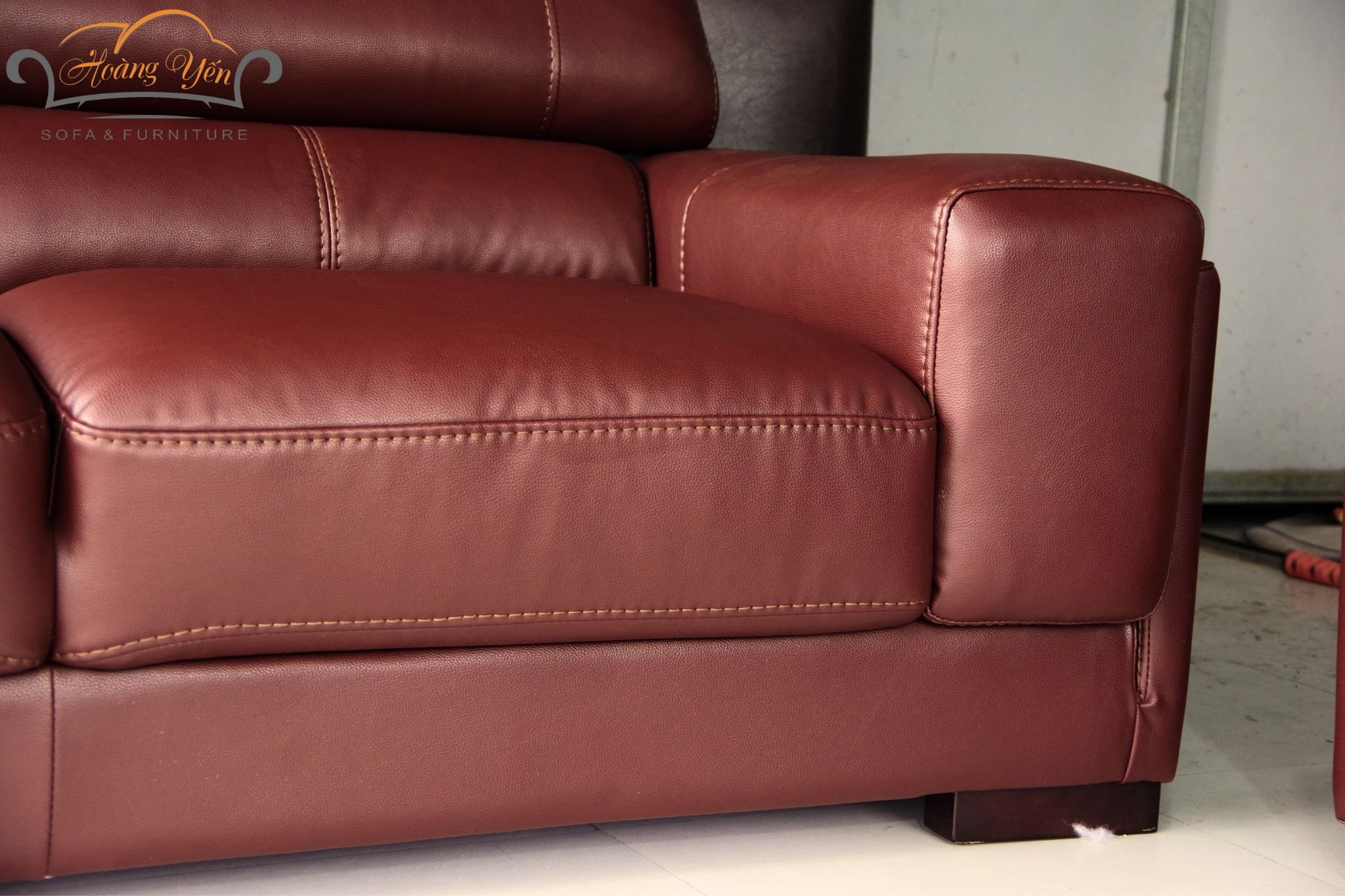 Sofa da phòng khách SHY389
