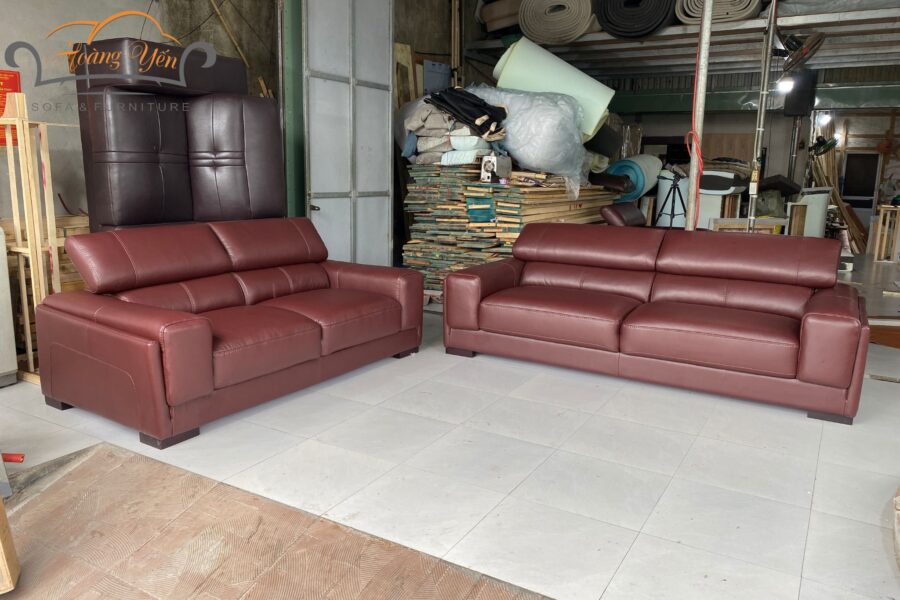 sofa da phòng khách SHY389