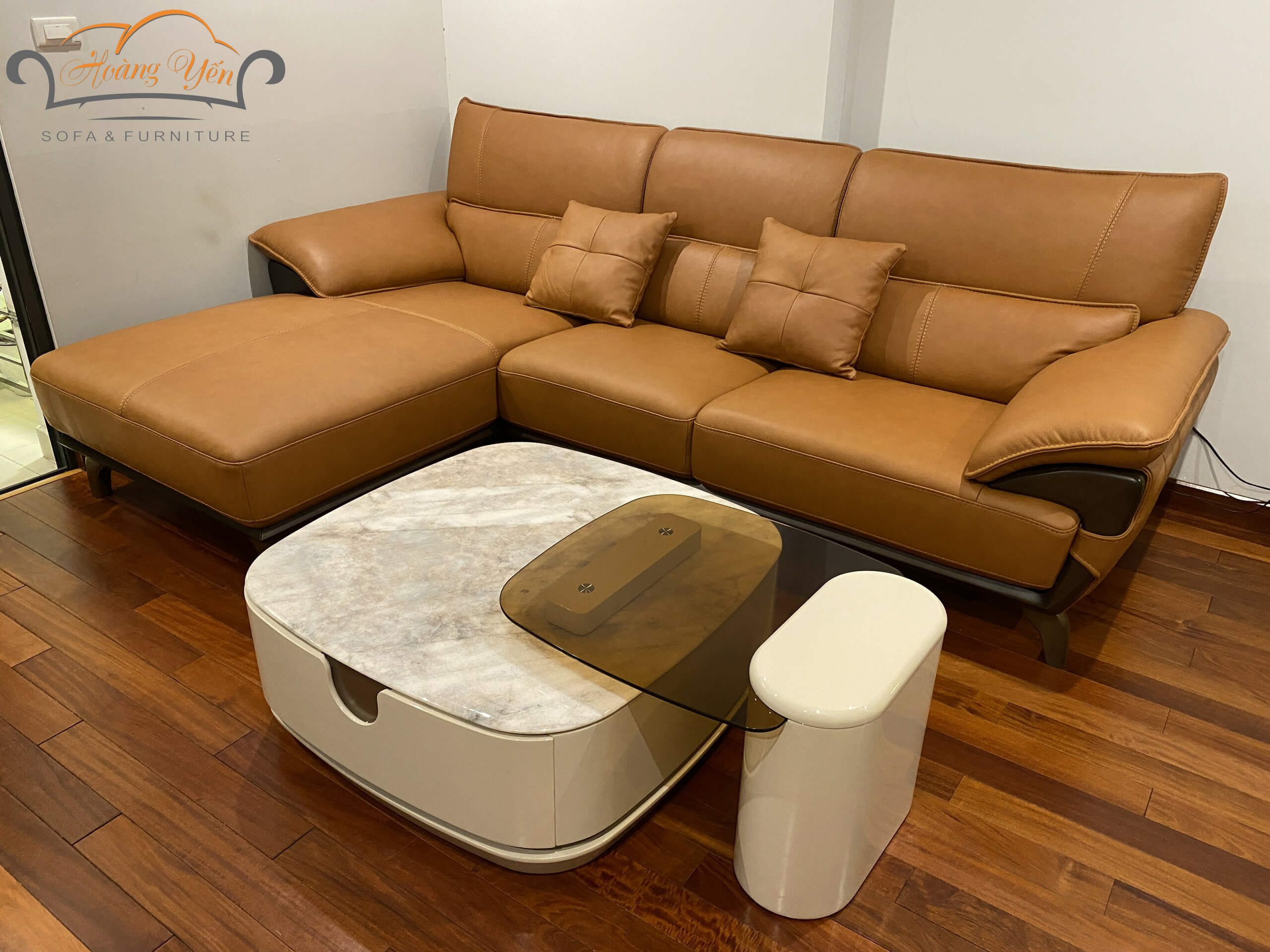 sofa da thật SHY360