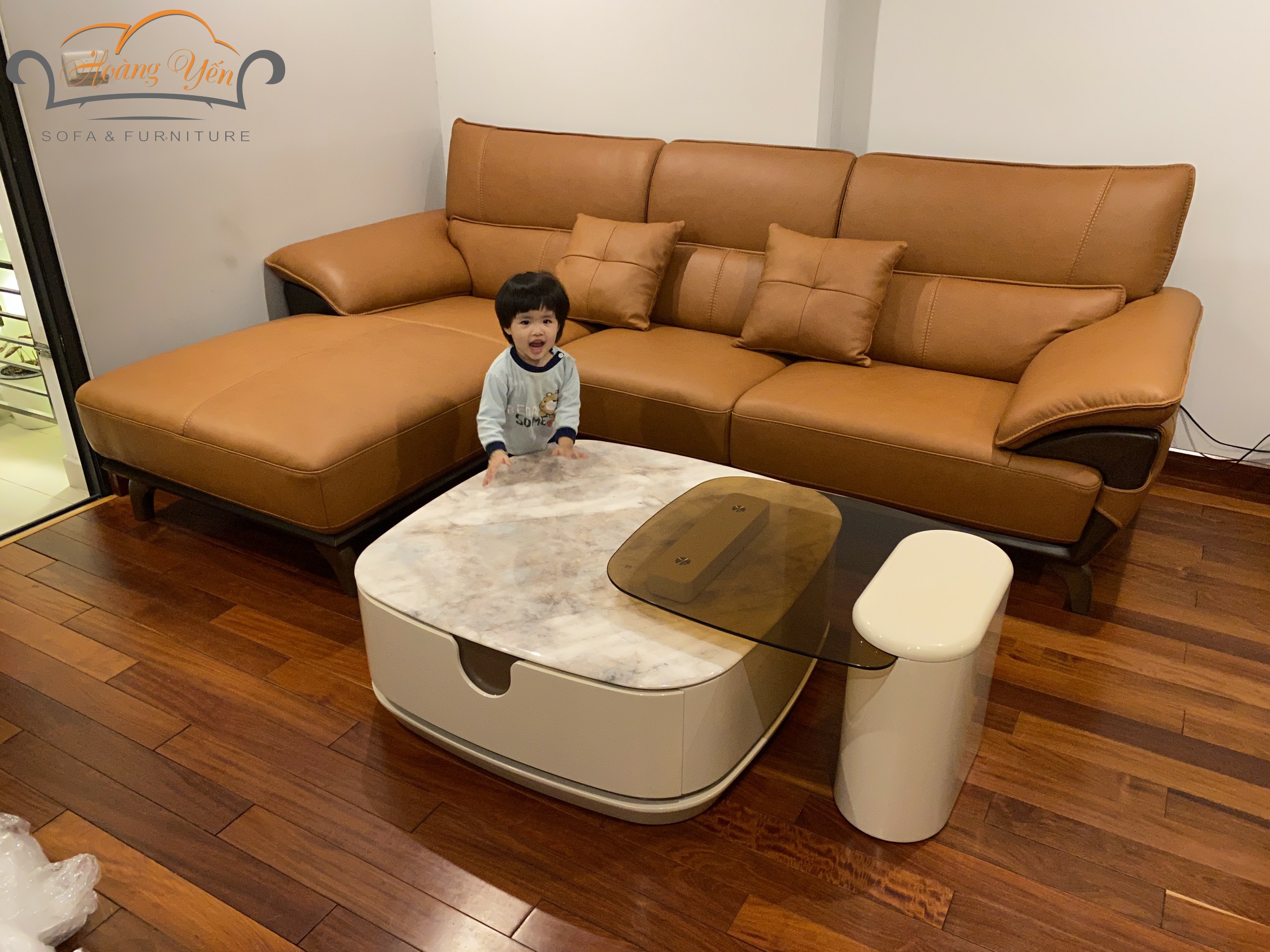 Sofa da thật SHY360