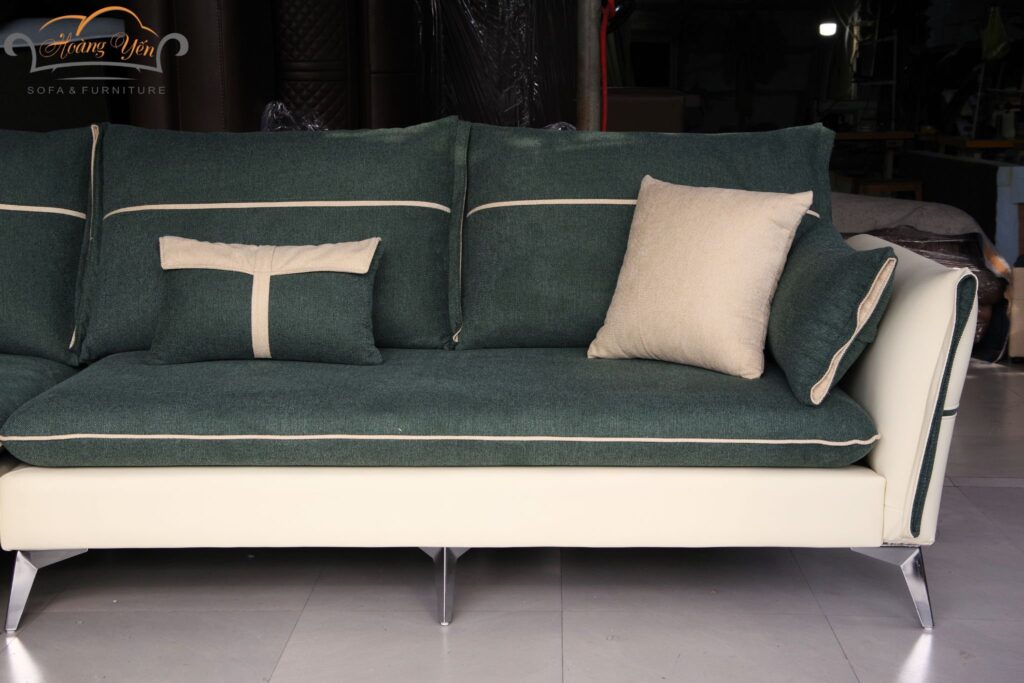sofa nỉ góc L SHY337 quây kín tựa