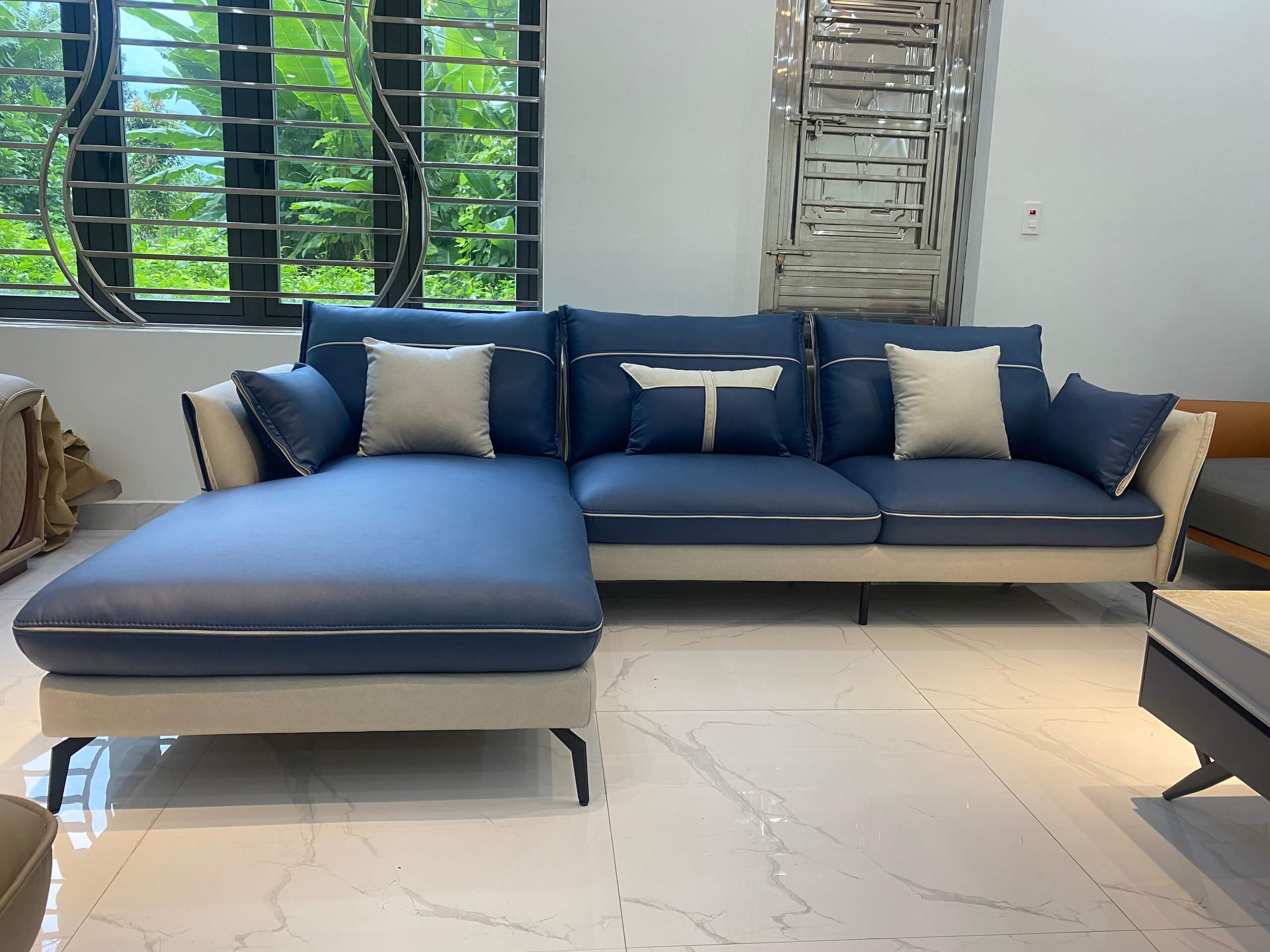 sofa nỉ góc L SHY337