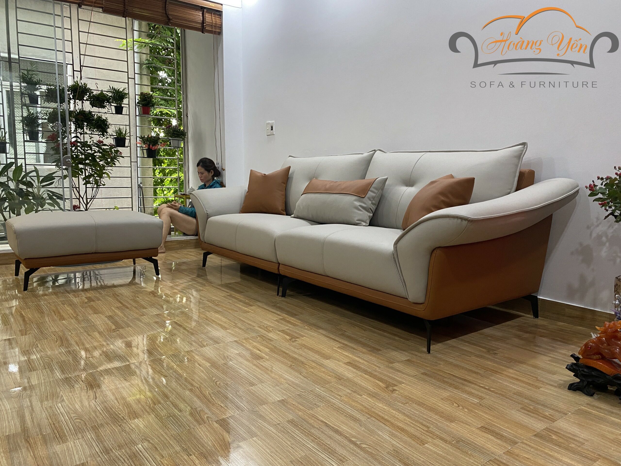 Sofa văng da SHY343