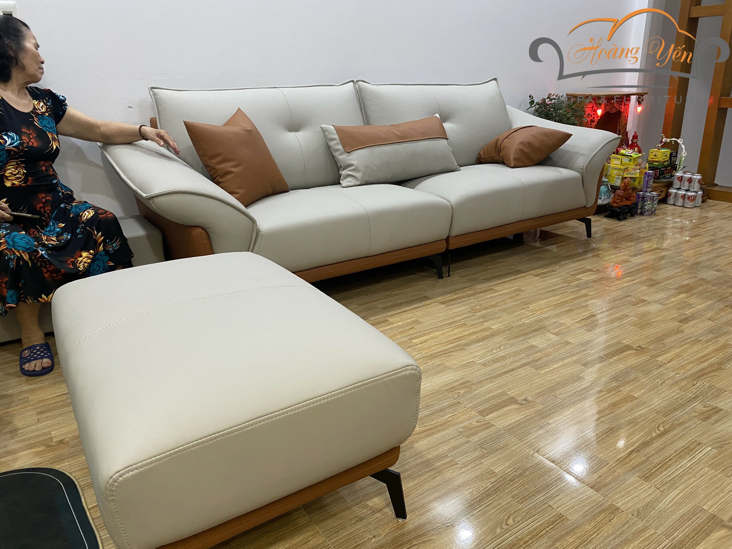 Sofa văng da SHY343