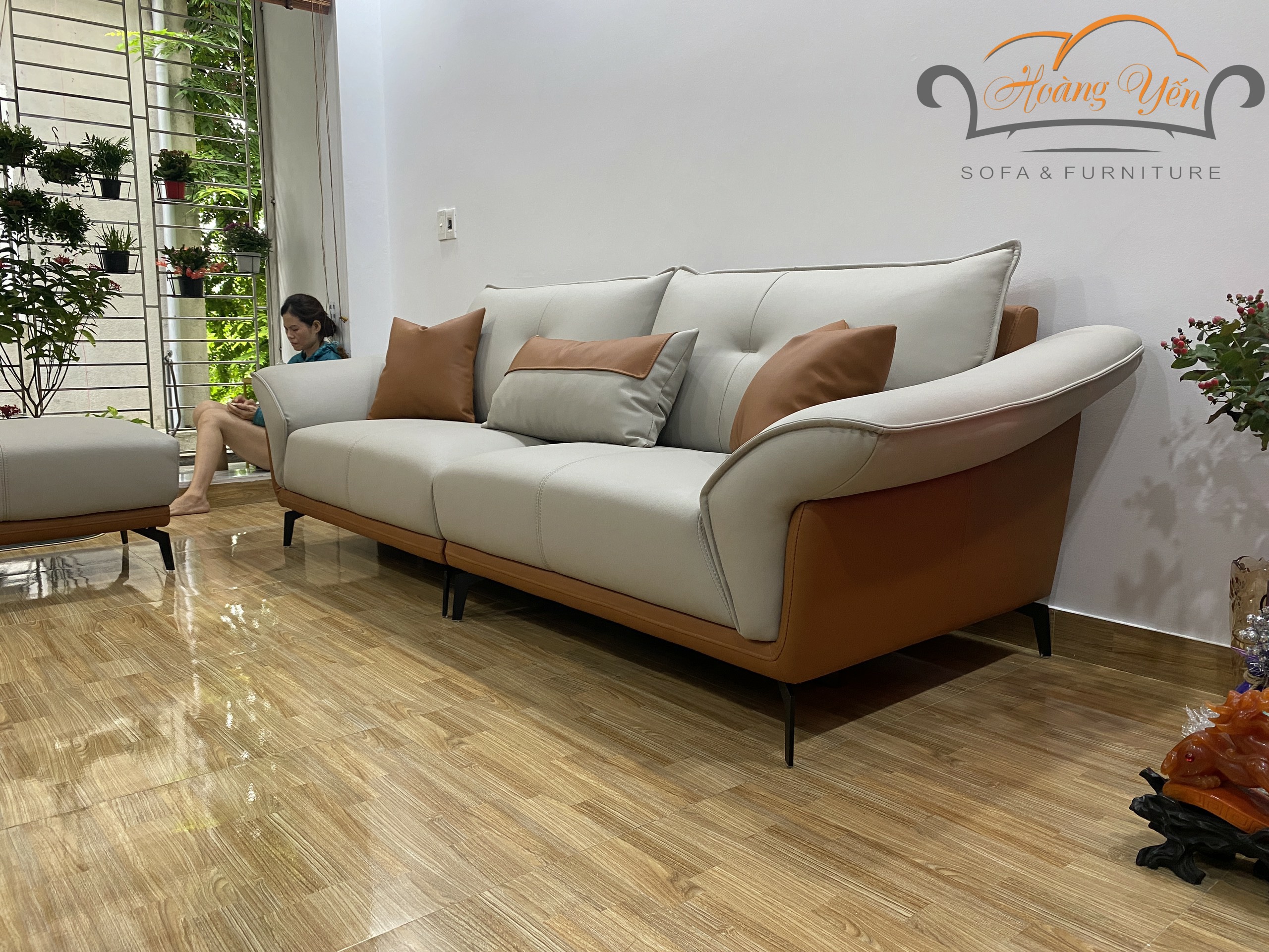 sofa văng da SHY343