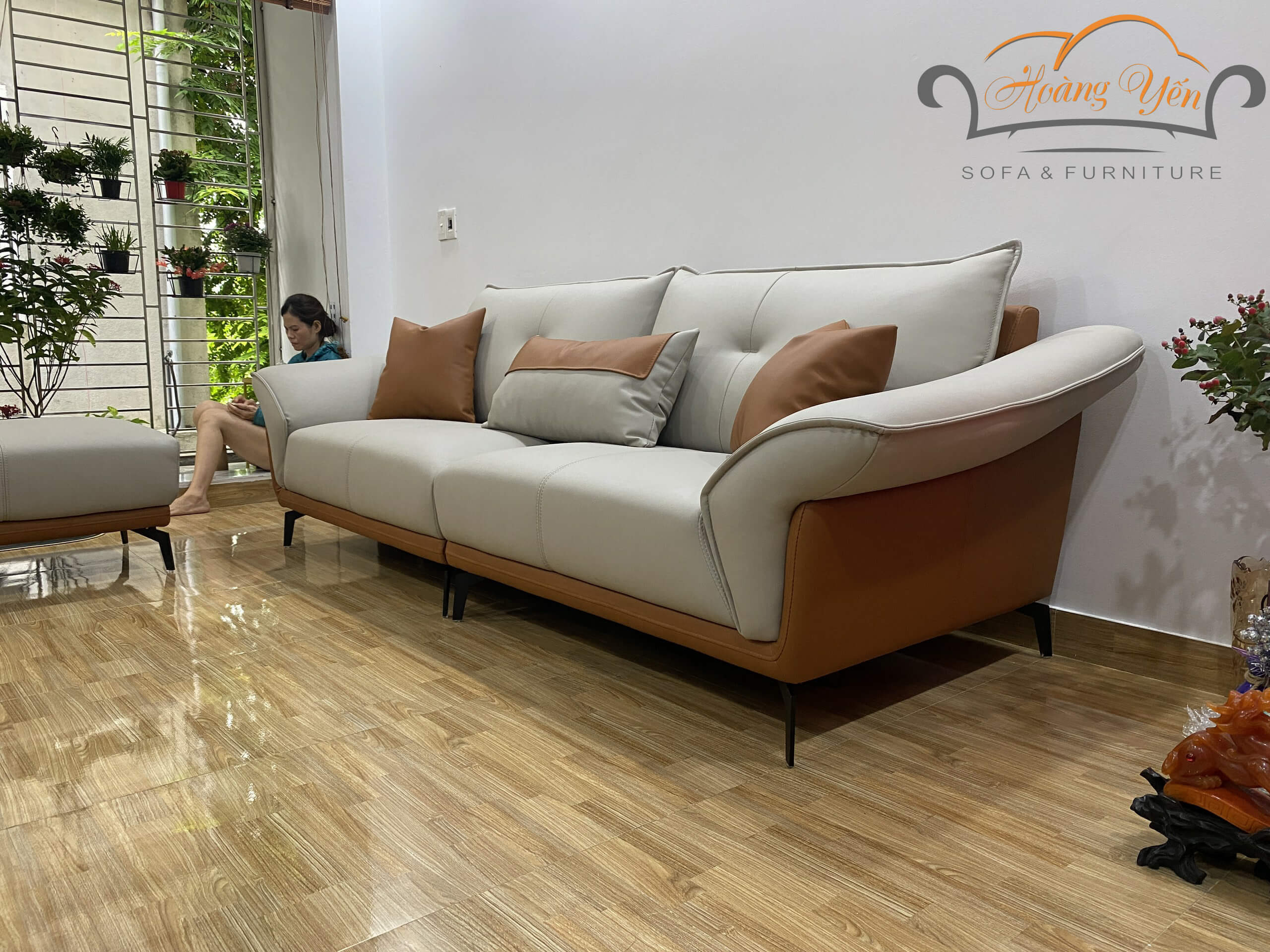 sofa văng da SHY343