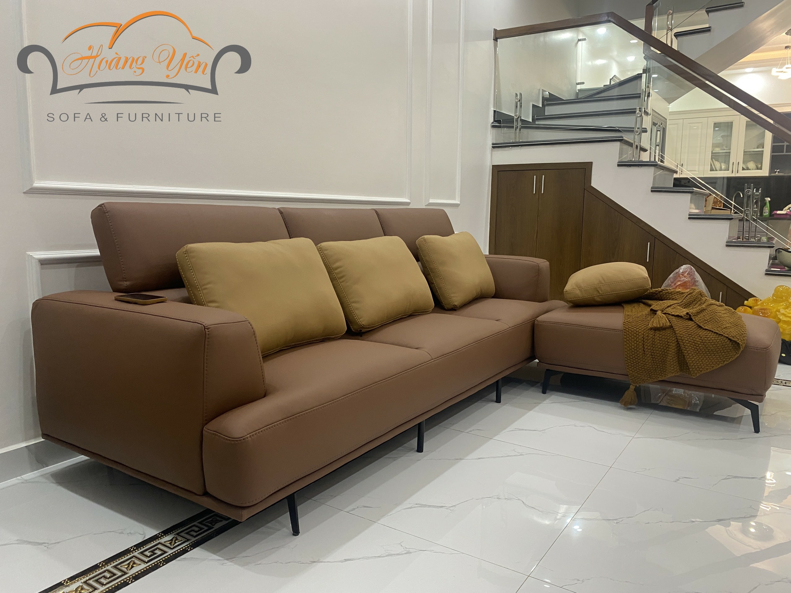 sofa văng da SHY349