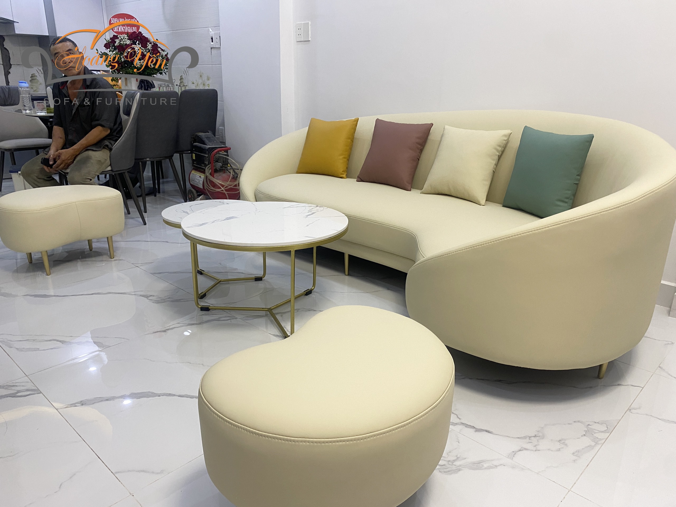 Sofa văng da SHY360