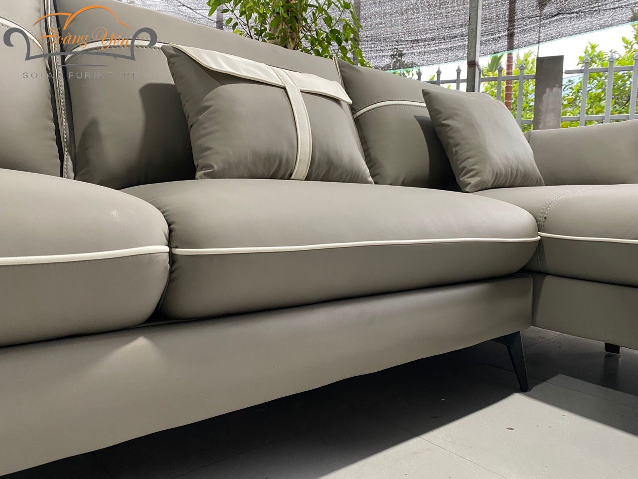 Sofa da góc L SHY337