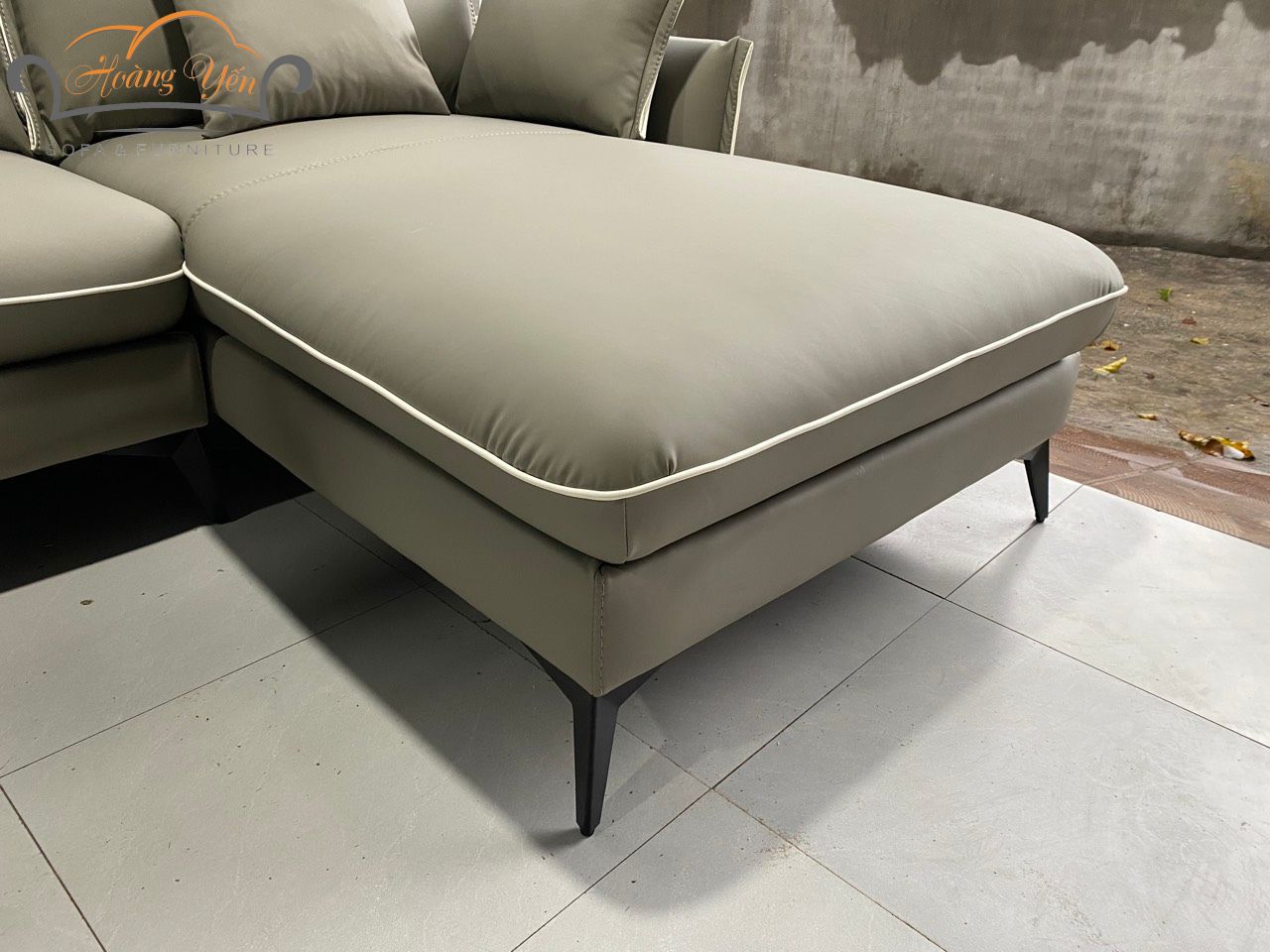 Sofa da góc L SHY337