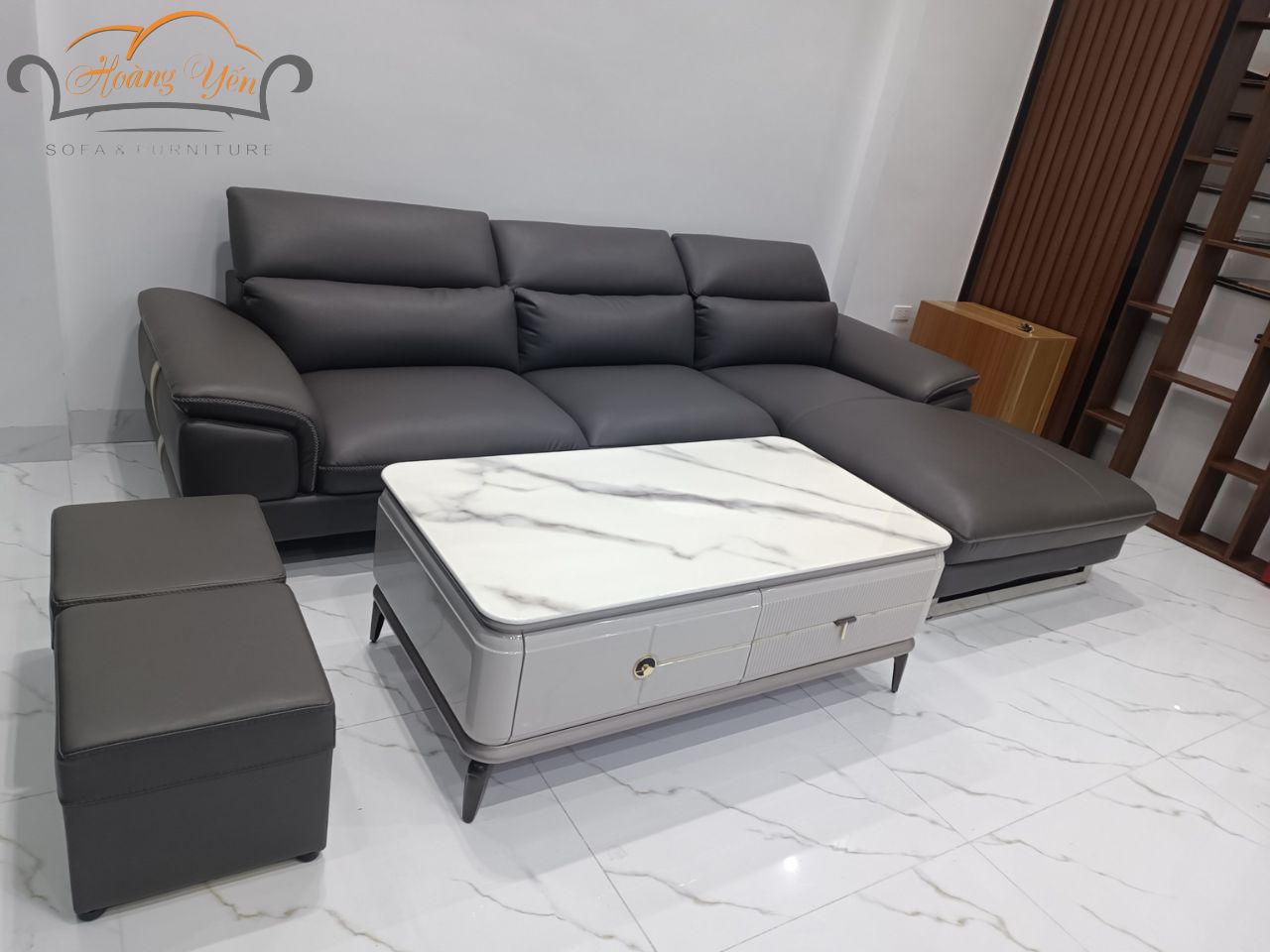 Bàn giao sofa góc L SHY363
