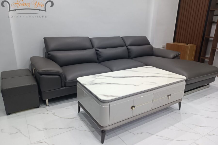 sofa da góc L SHY363
