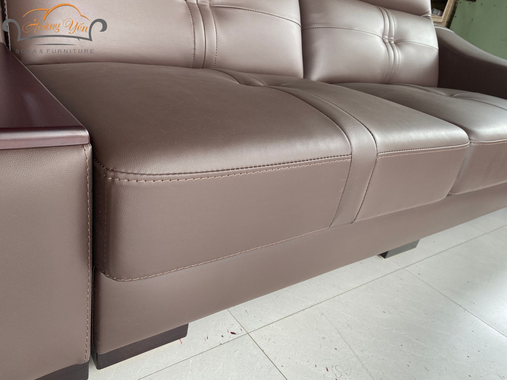 sofa da góc L SHY305