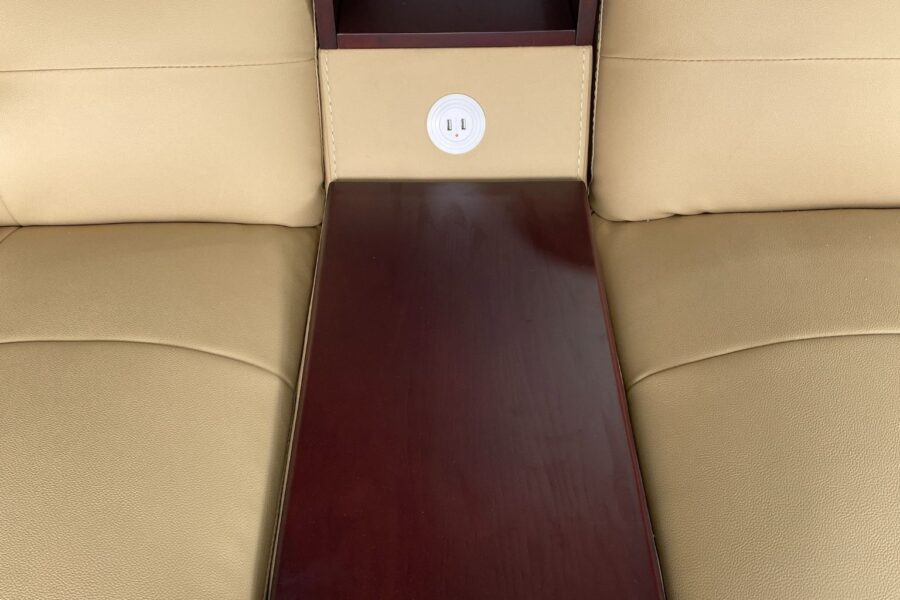 Sofa da góc L SHY305 màu kem