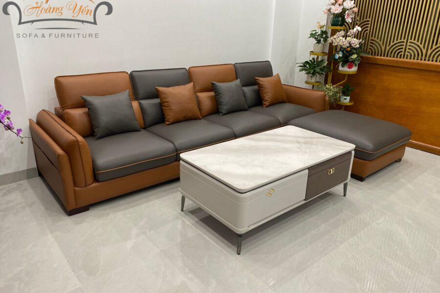 sofa da góc L SHY402