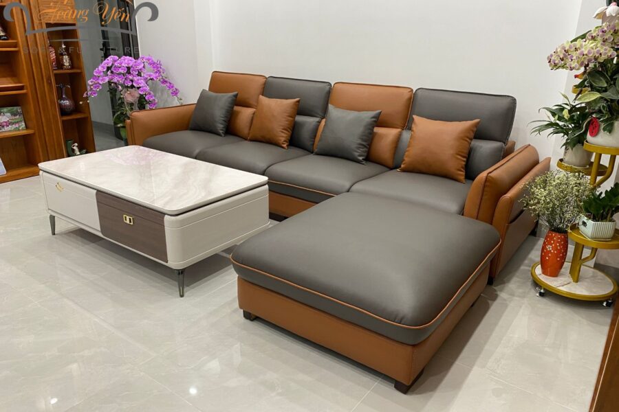 sofa da góc L SHY402