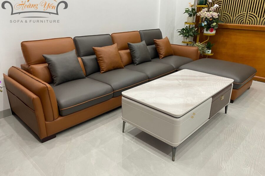 sofa da góc L SHY402