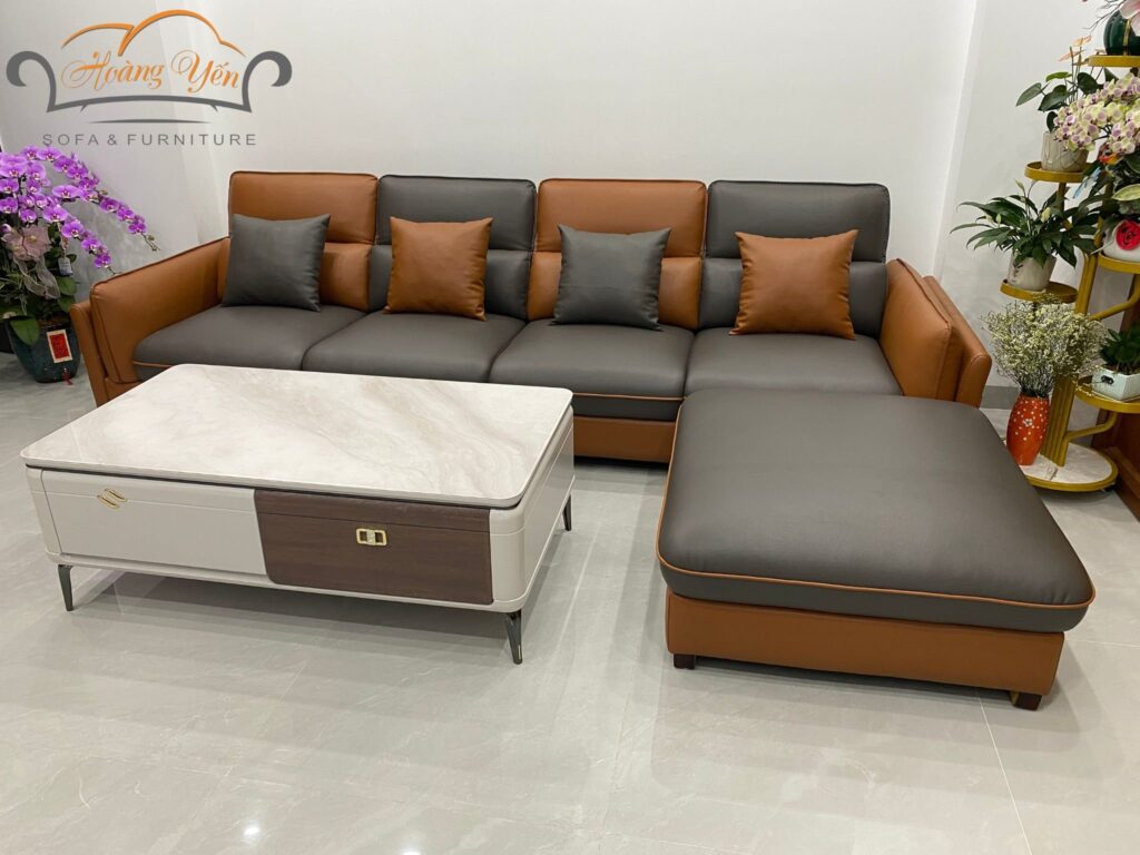 sofa da góc L SHY402
