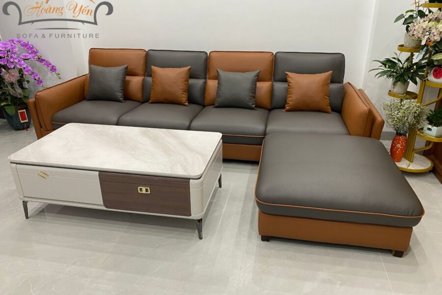 sofa da góc L SHY402