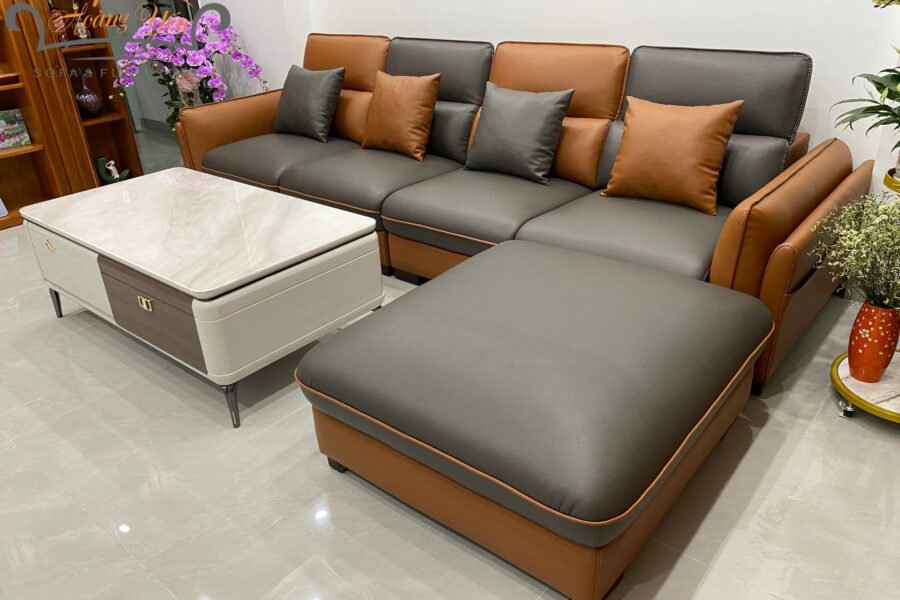sofa da góc L SHY402