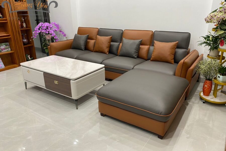 sofa da góc L SHY402