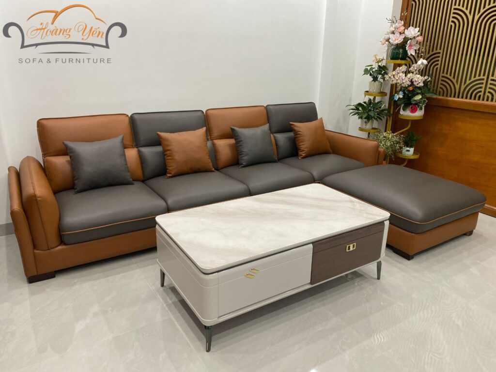 sofa da góc L SHY402