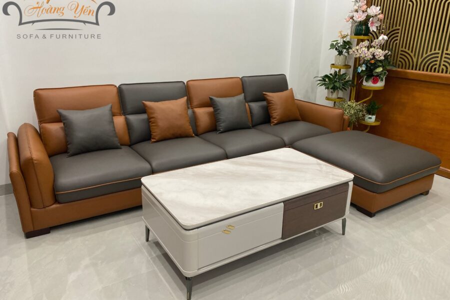 sofa da góc L SHY402