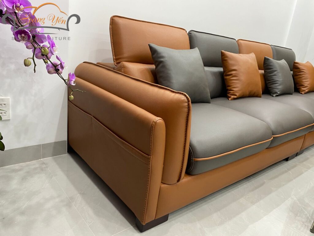 sofa da góc L SHY402