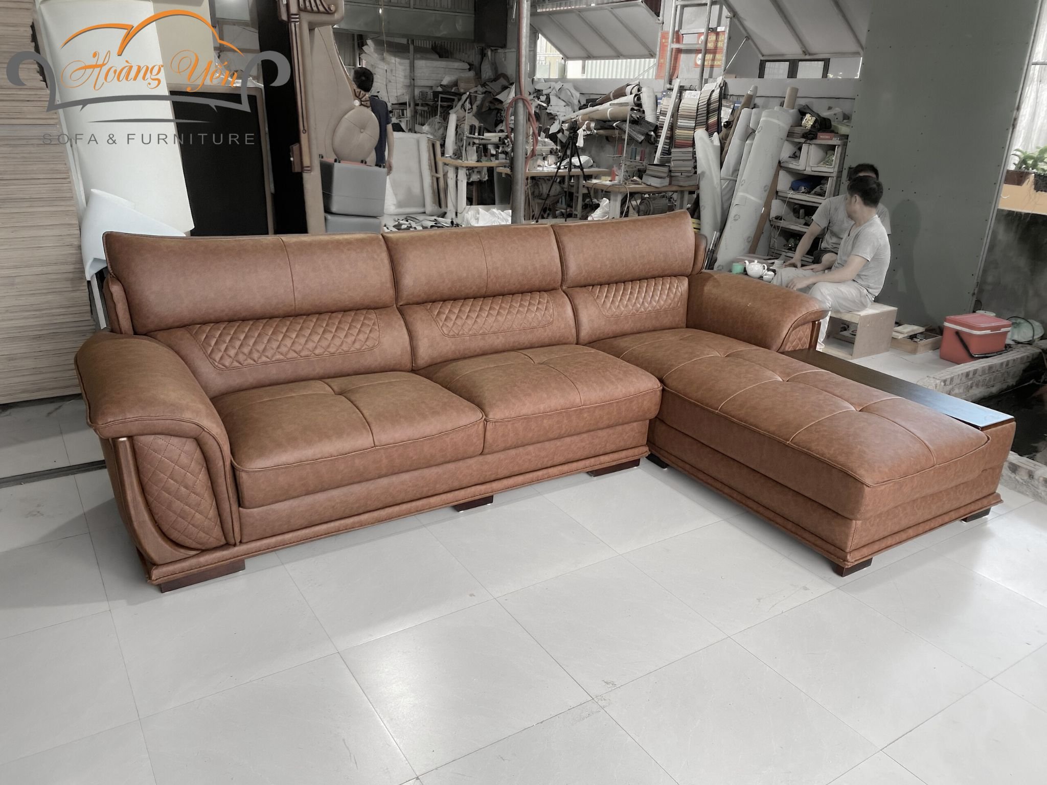 sofa da góc L SHY336