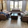 sofa da phòng khách SHY405
