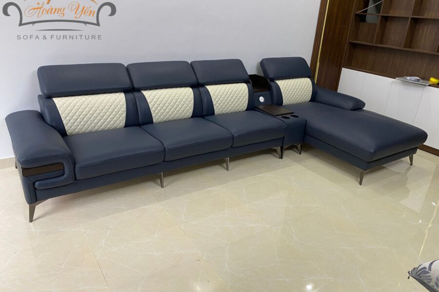 sofa da góc L SHY354