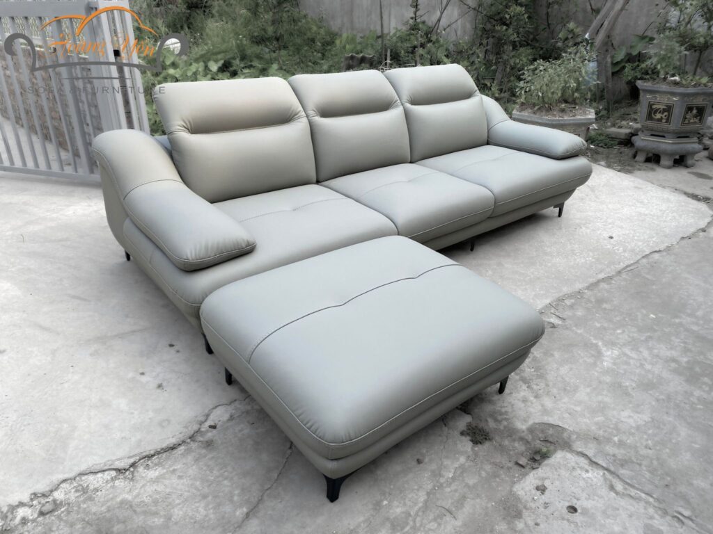 Bàn giao sofa văng da SHY226