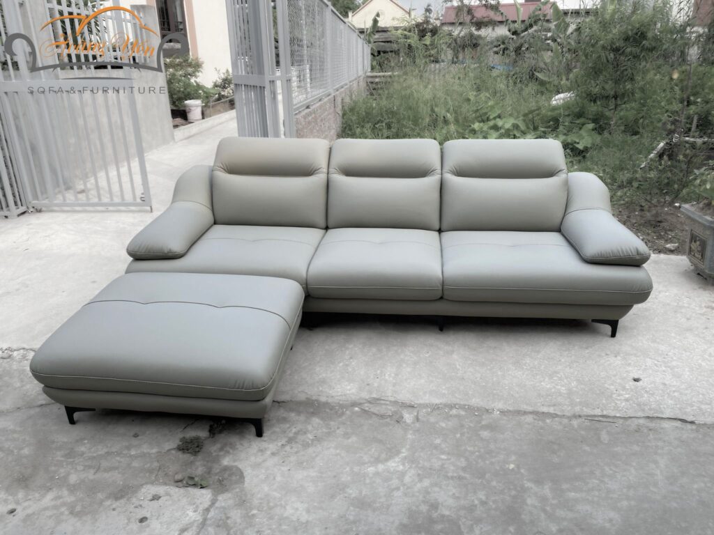 Bàn giao sofa văng da SHY226