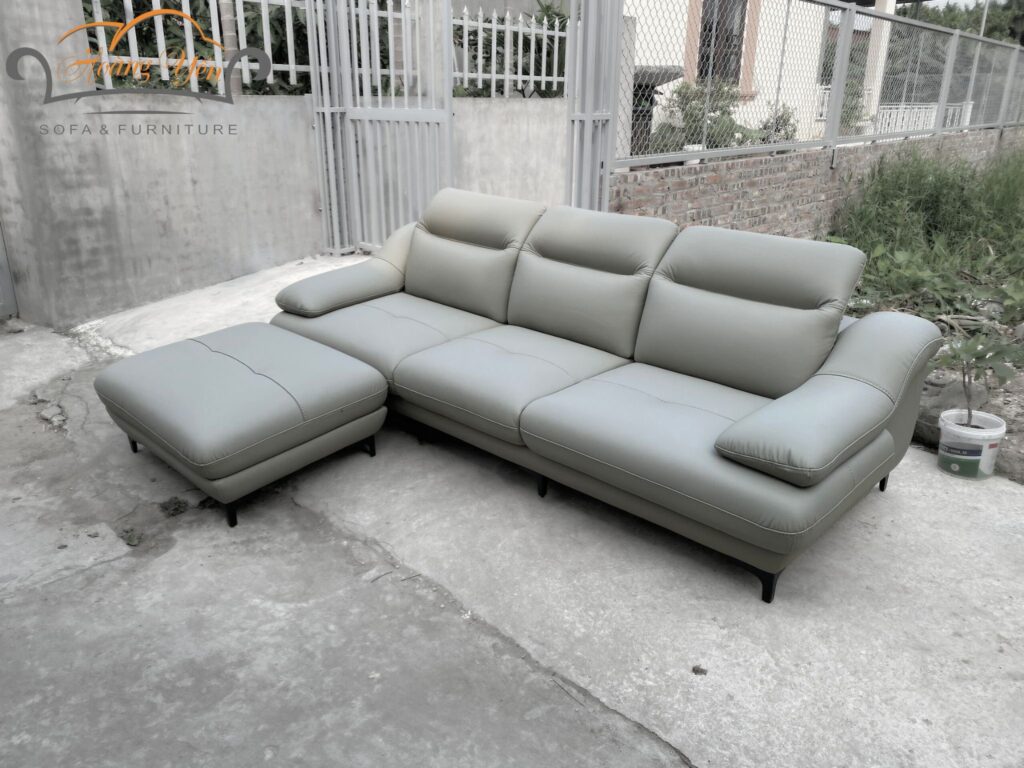 Bàn giao sofa văng da SHY226